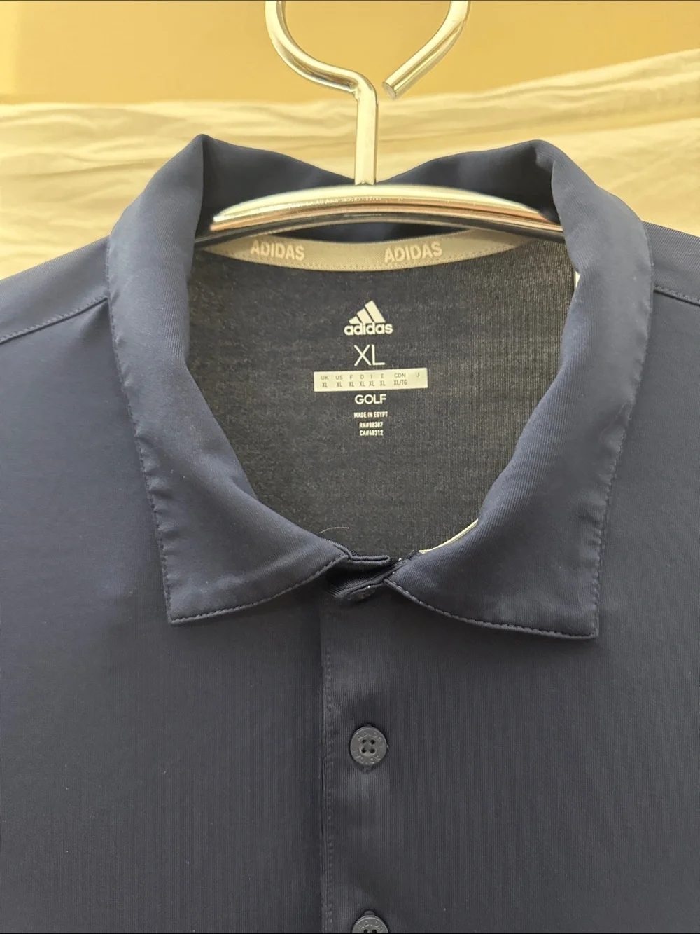adidas Men’s Navy Blue Golf Polo